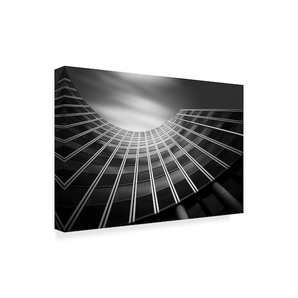 Olivier Schwartz 'Curved Glass The Wave' Canvas Art,12x19